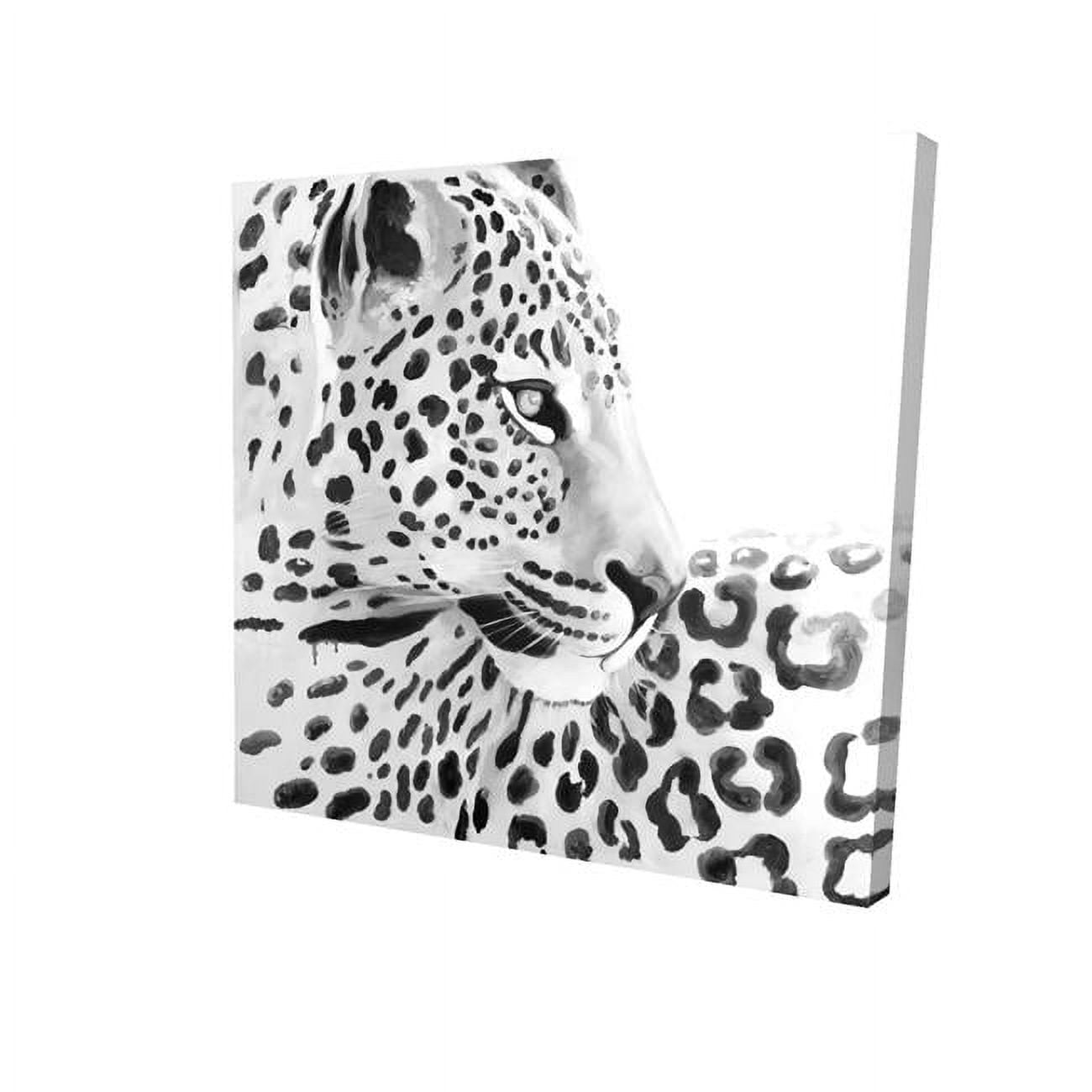 16 x 16 in. Beautiful Leopard-Print on Canvas