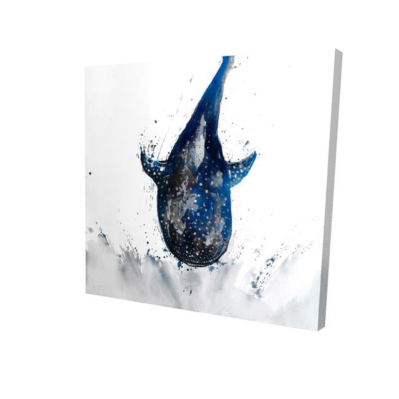 16 x 16 in. Shark Whale-Print on Canvas