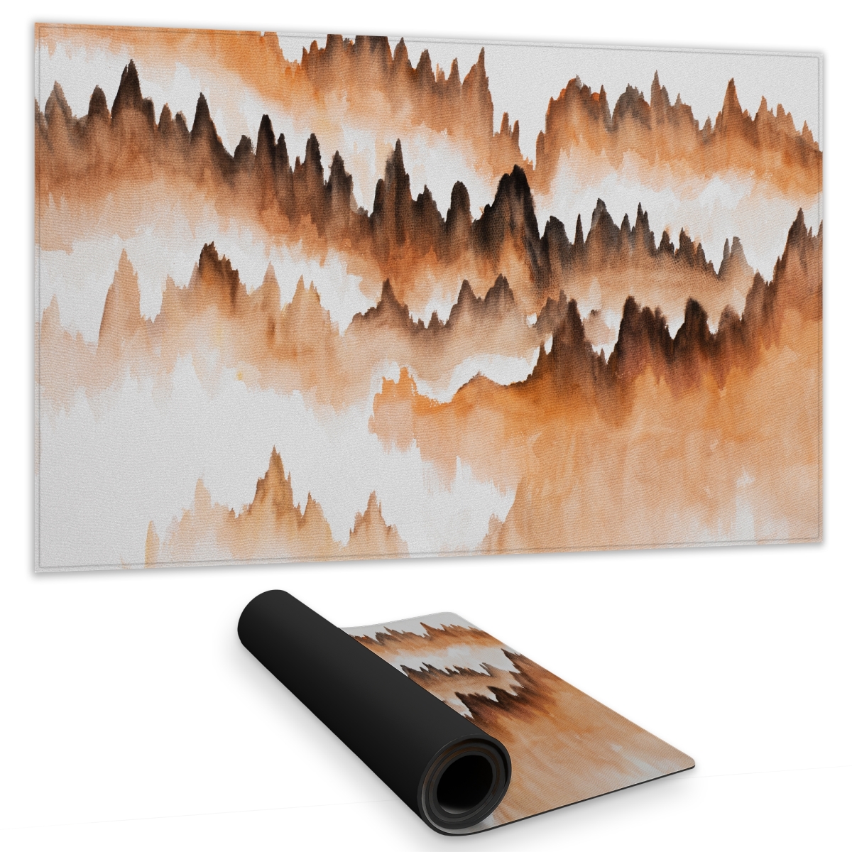 C1DM1424MLY5HP 14 x 24 in. Mountain of Fir Trees - Minimalist Living Room Gaming Mat