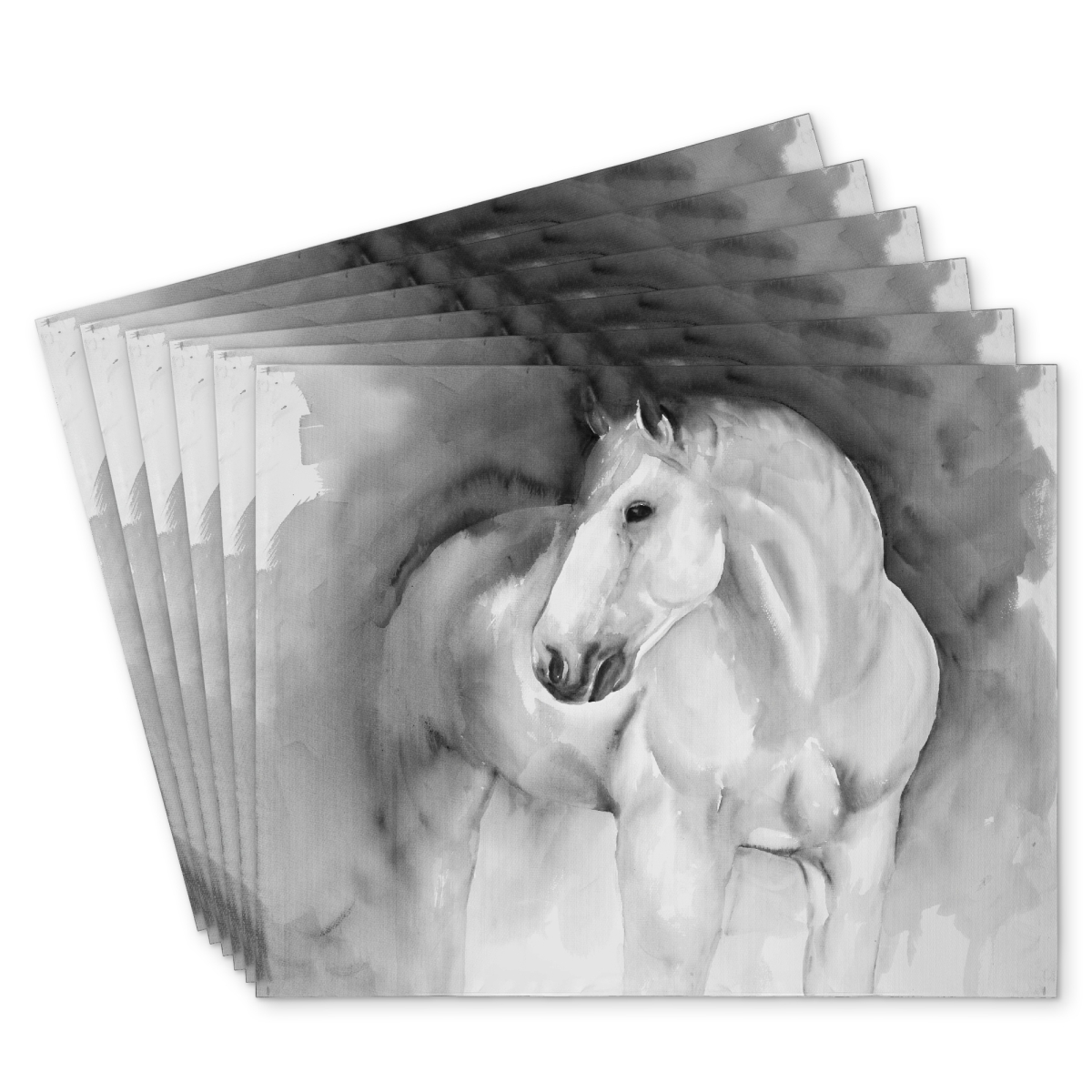 Picture of Begin Home Decor C6PP1418VLEP3H 14 x 18 in. Beauty Polyester Placemat for Elegant Home Decor - Stylish Dining - Set of 6