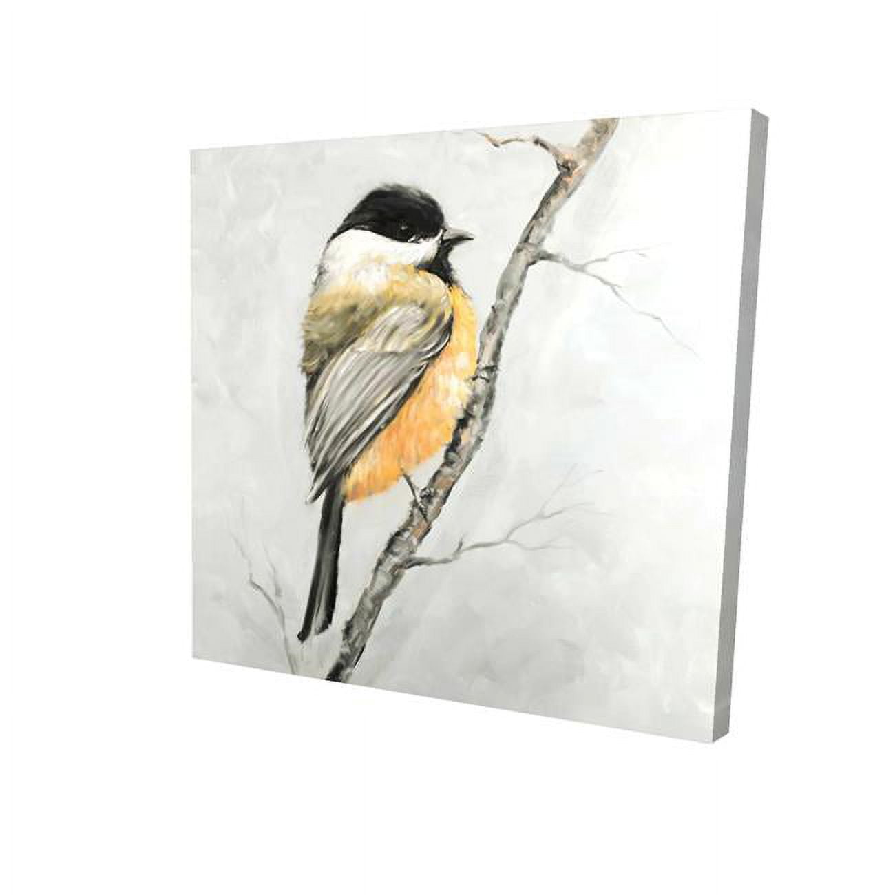 16 x 16 in. Small Coal Tit-Print on Canvas