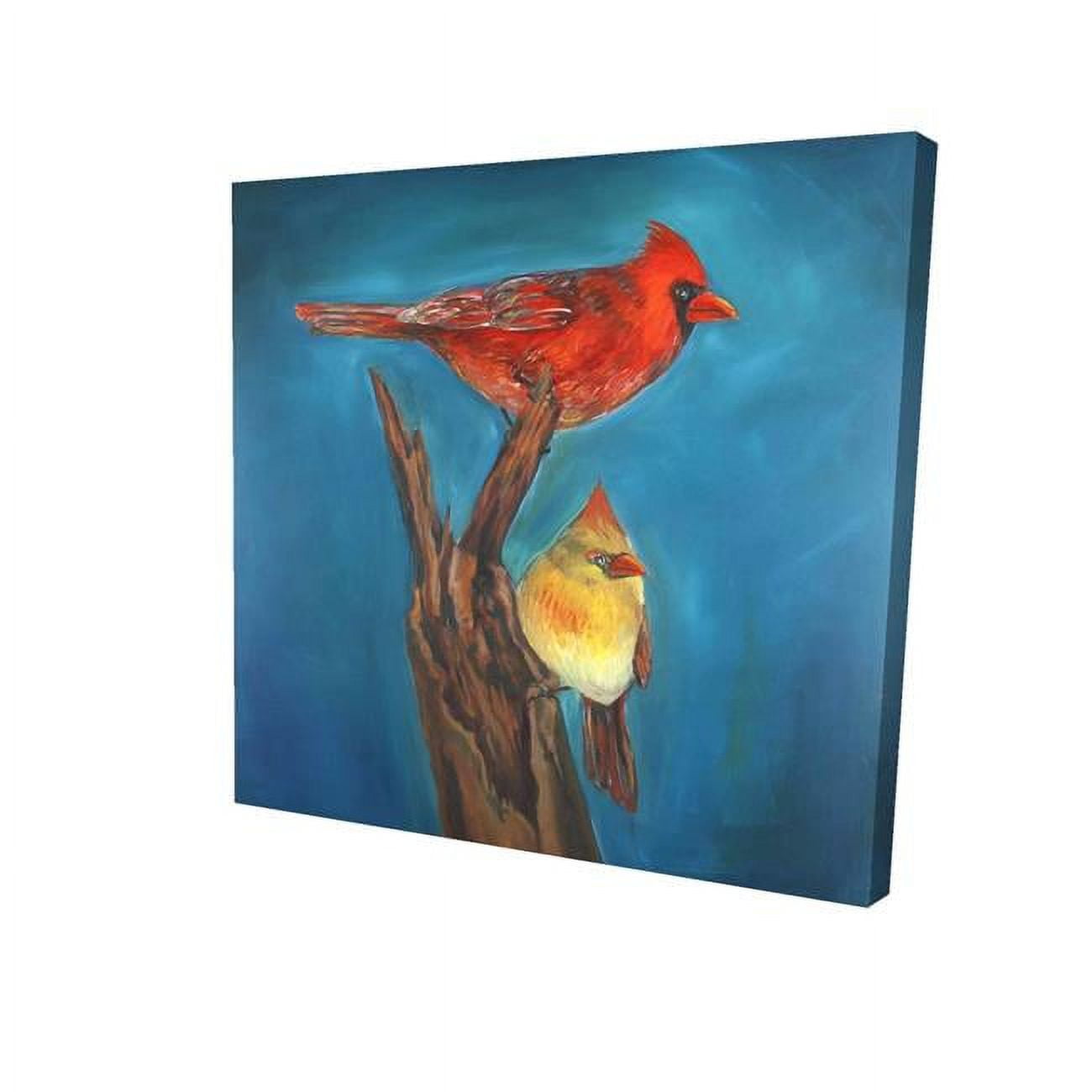 16 x 16 in. Birds on A Branch-Print on Canvas