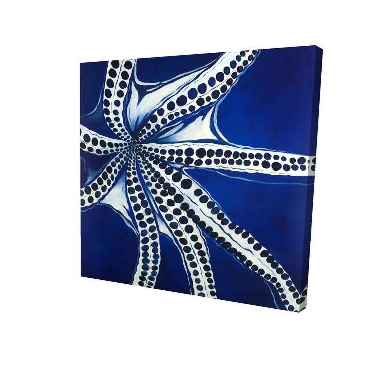16 x 16 in. Swimming Octopus-Print on Canvas