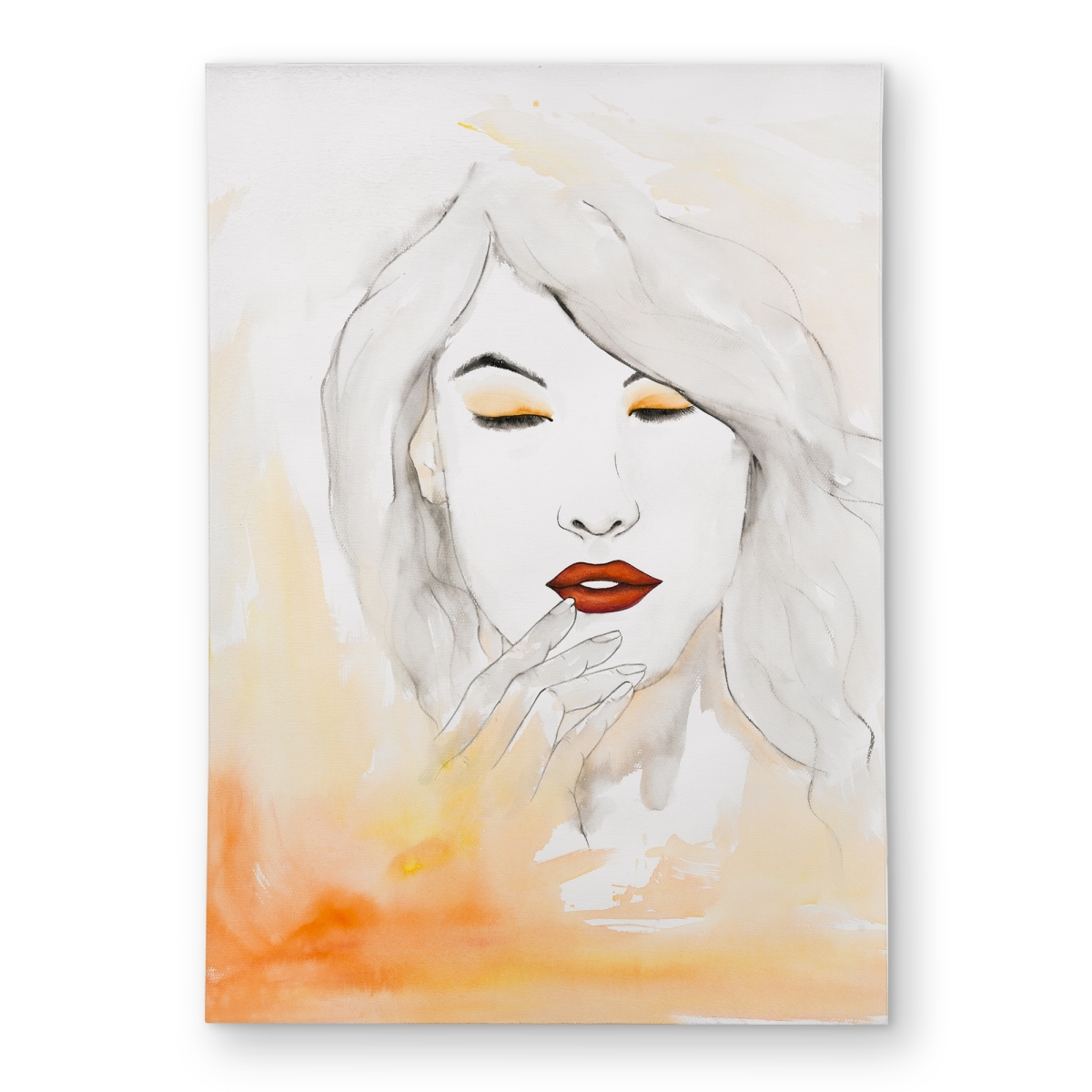 C1ROAR57AVP0I9 5 x 7 ft. Portrait in Watercolor - Figurative Outdoor Area Rug - Home Decor - Rectangle