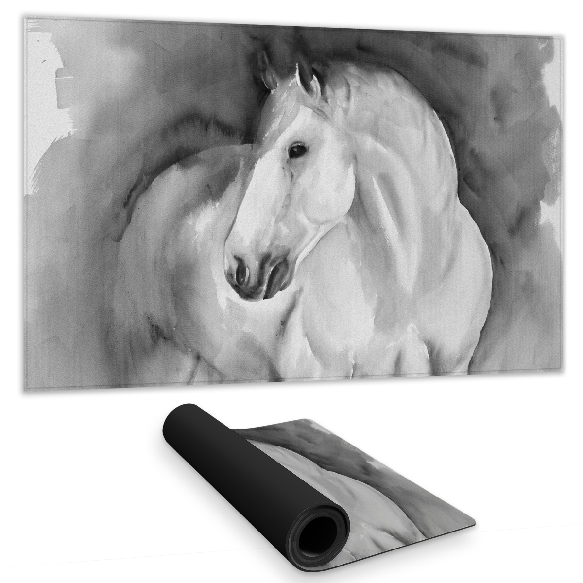 C1DM14243C0IVM 14 x 24 in. Beauty Rustic Farm Animals Gaming Mat for Home Decor - Unique