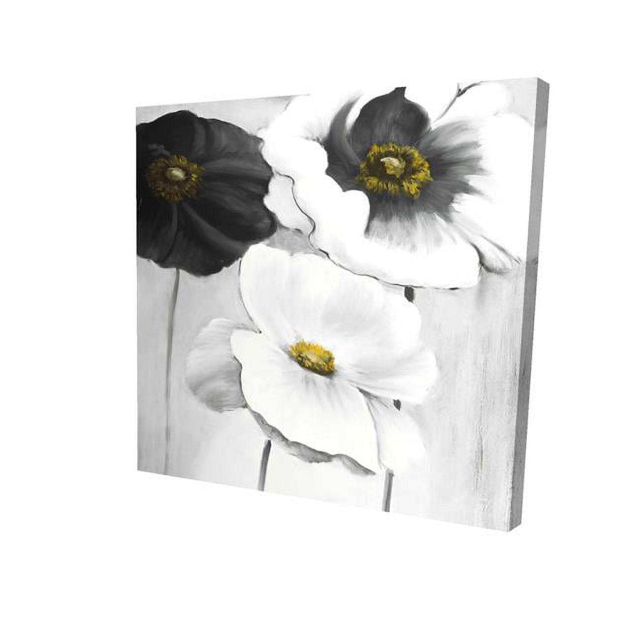 16 x 16 in. Assorted White Flowers-Print on Canvas