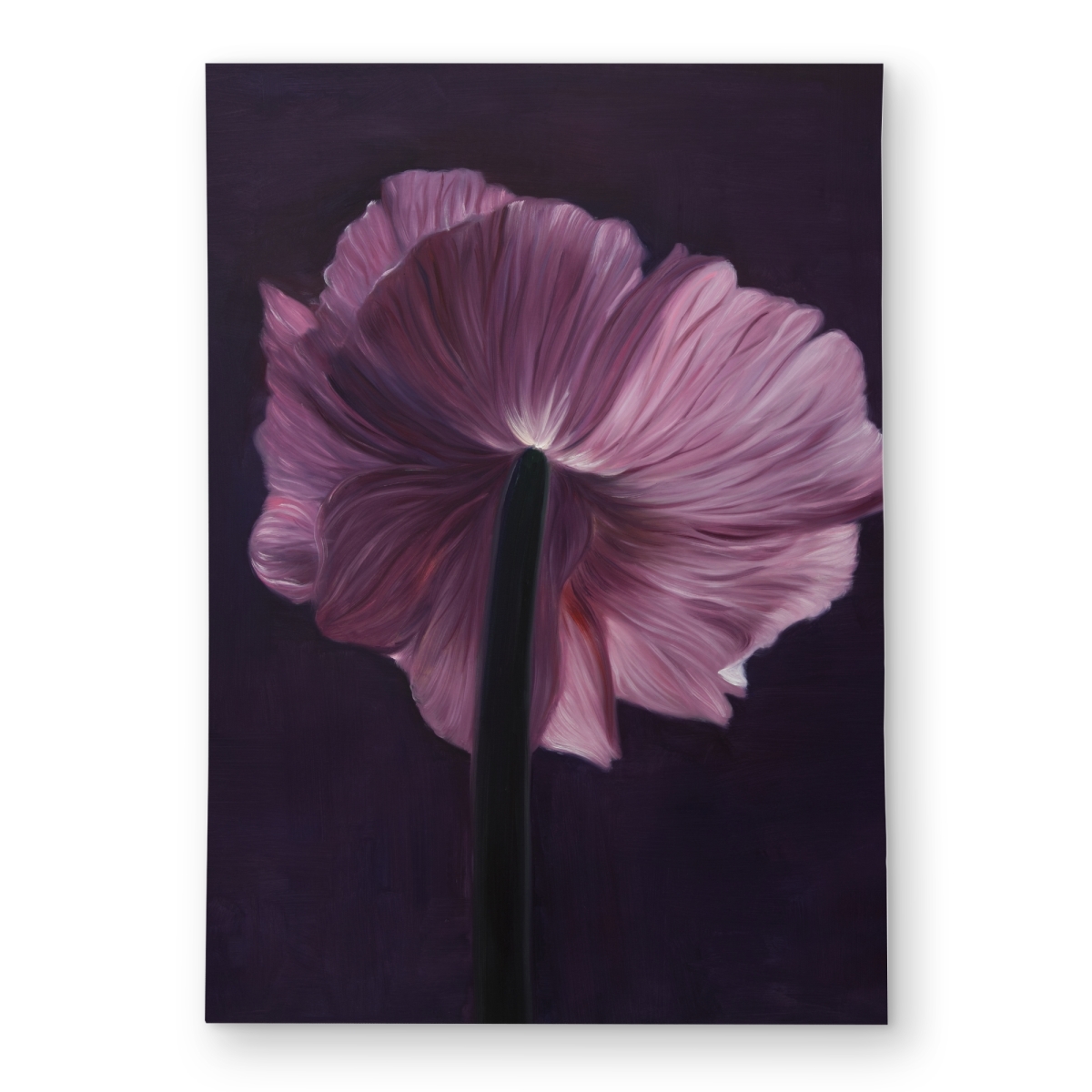 C1ROAR57LO84Q4 5 x 7 ft. Purple Petals - Romantic Outdoor Area Rug for Home Decor - Rectangle