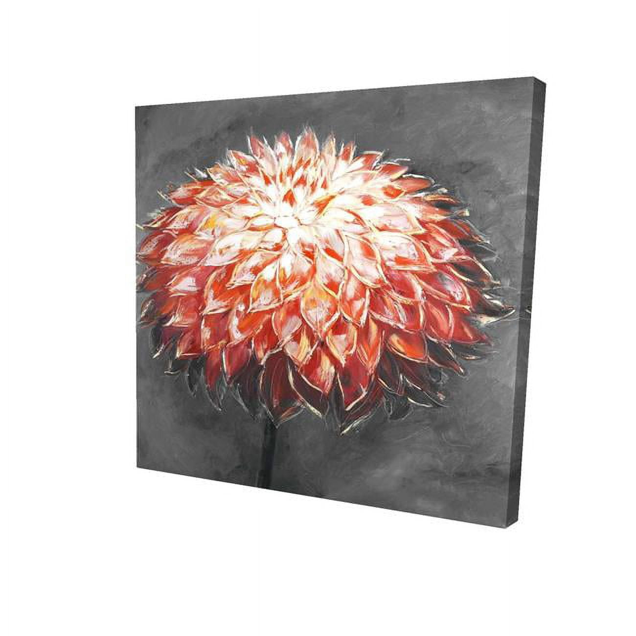 16 x 16 in. Abstract Dahlia Flower-Print on Canvas