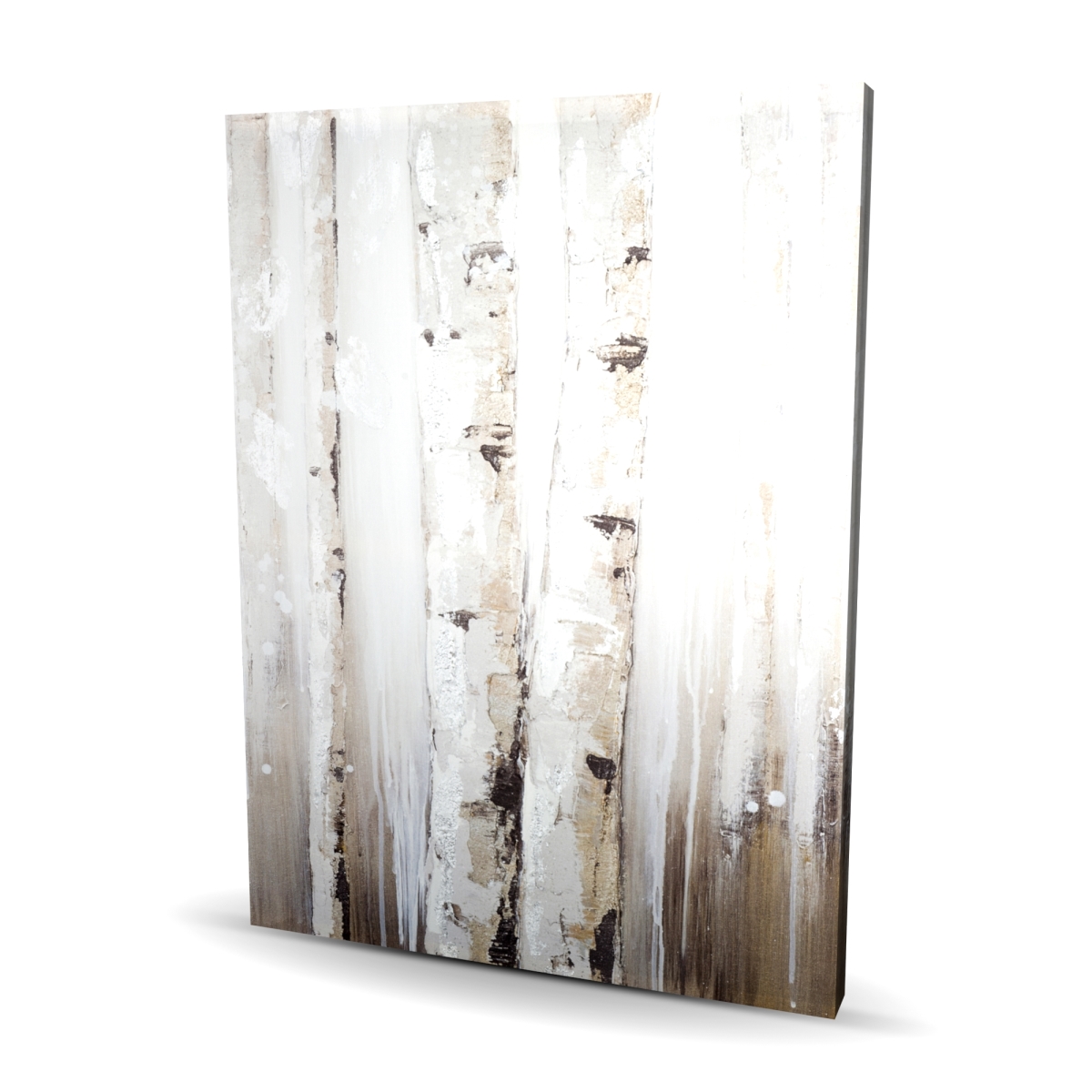 C1RC36486UA1BQ 36 x 48 in. Abstract White Birches - Trees Office Canvas for Home Decor