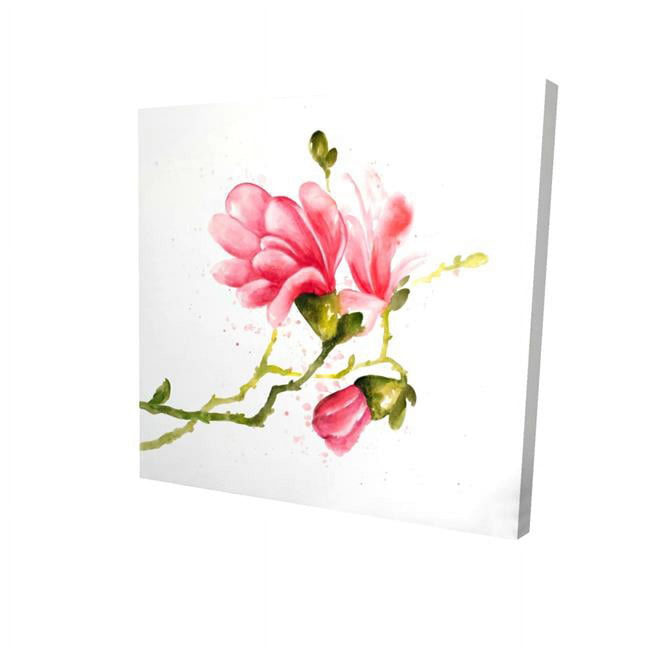 16 x 16 in. Magnolia Flowers-Print on Canvas