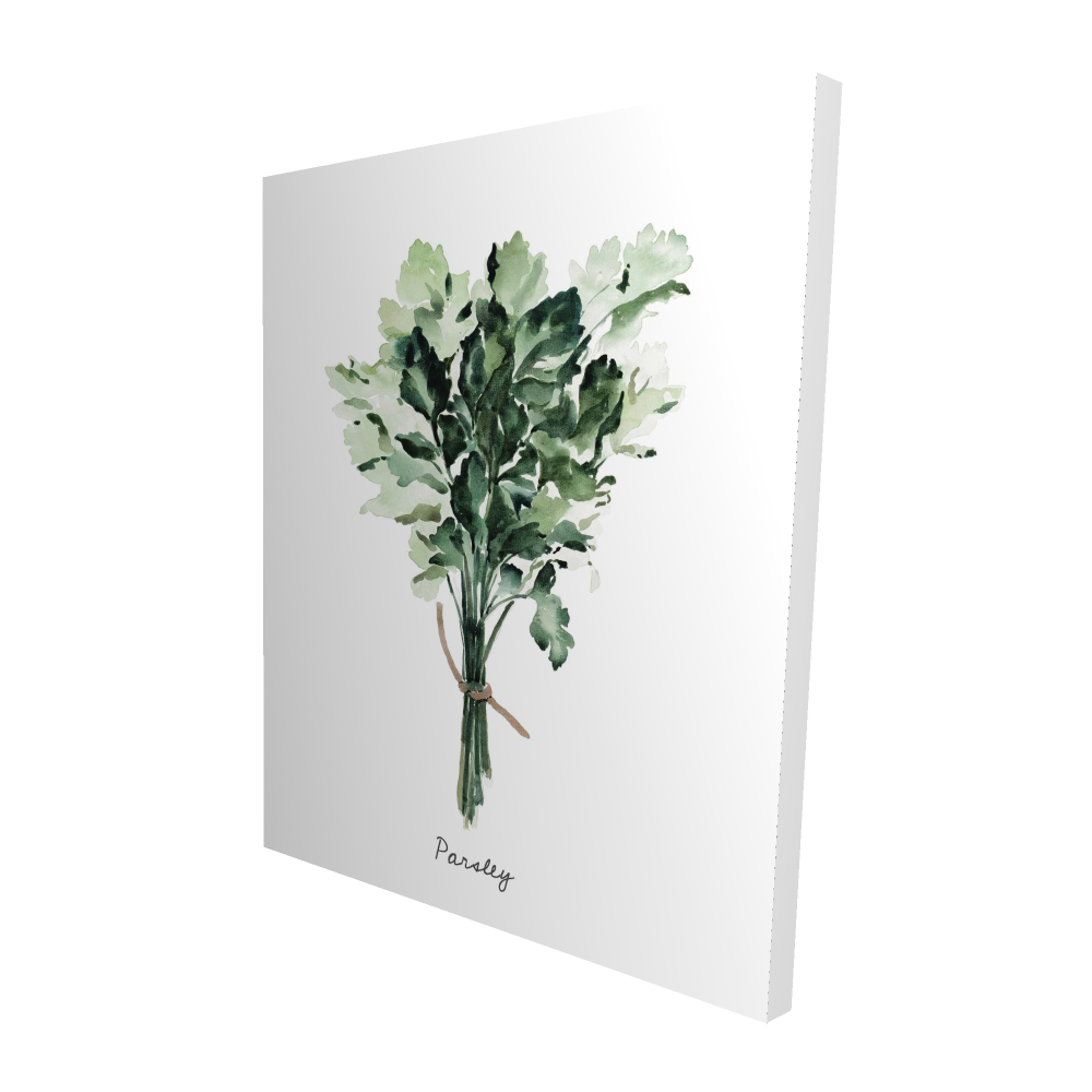 2080-6048-GA93-1 48 x 60 in. Tied Up Persil Bundle - Leaves Kitchen Canvas Home Decor