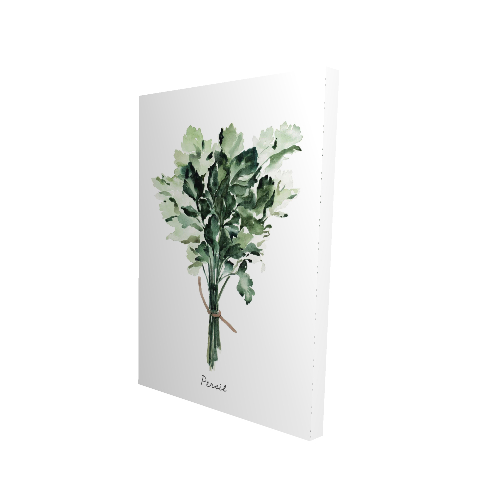2080-3624-GA93-2 24 x 36 in. Tied Up Persil Bundle - Fr - Kitchen Food Canvas Decor