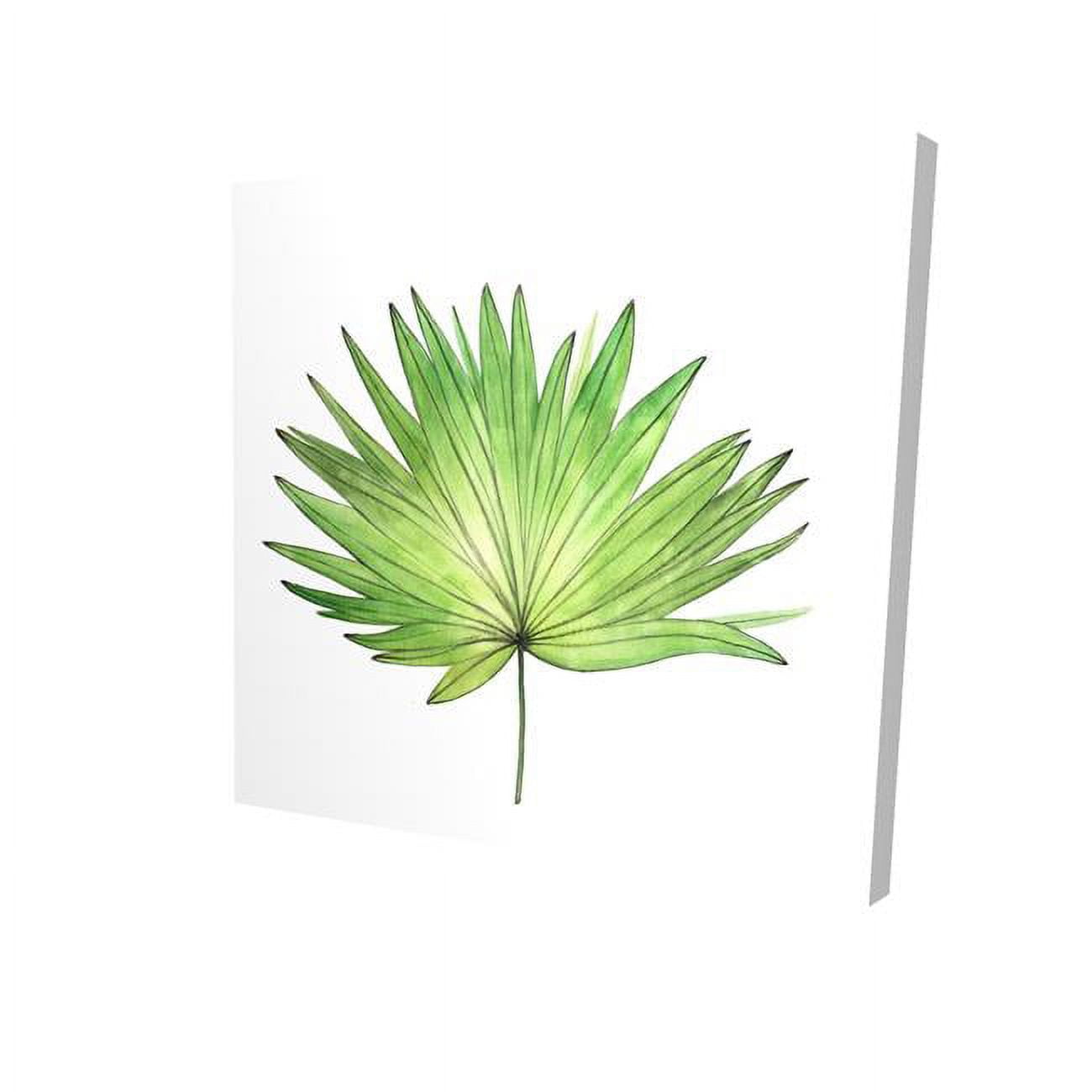 16 x 16 in. Petticoat Palm-Print on Canvas
