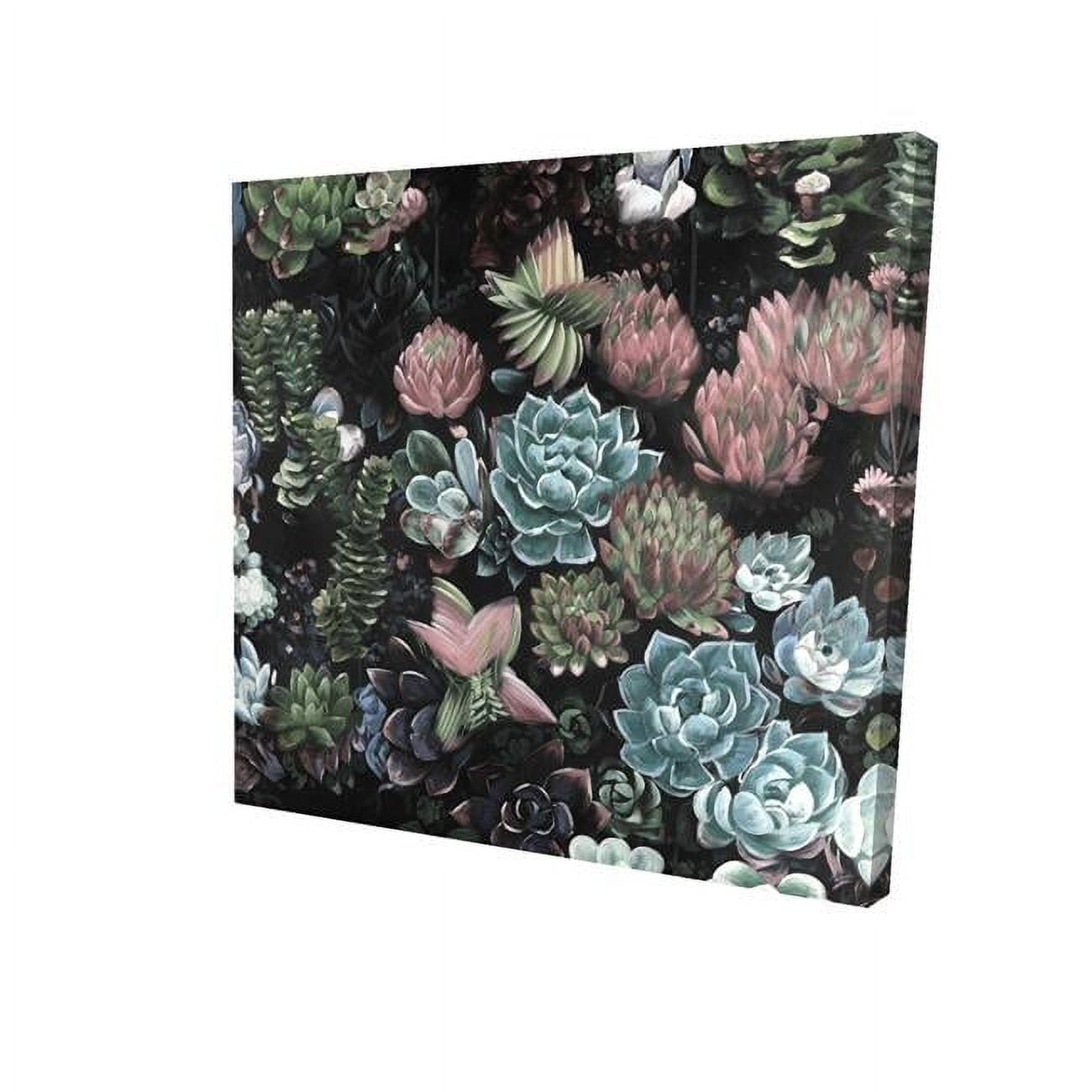 16 x 16 in. Succulent Set-Print on Canvas