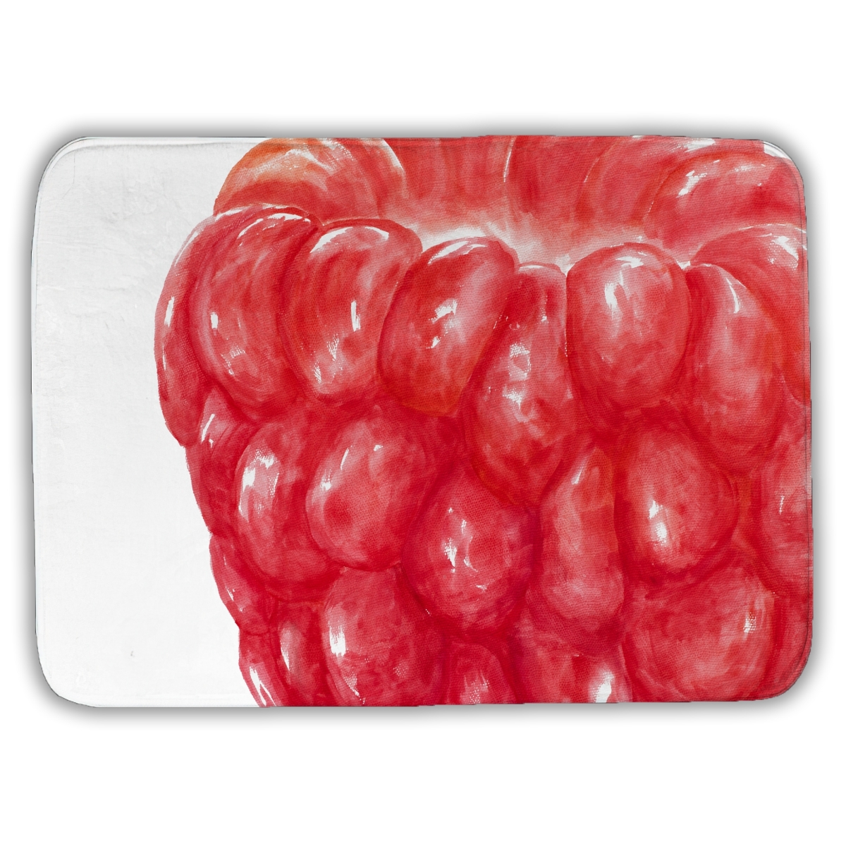 C1BM1724XFI3UE 17 x 24 in. Raspberry Red Kitchen Bath Mat - Stylish Home Decor Accessory