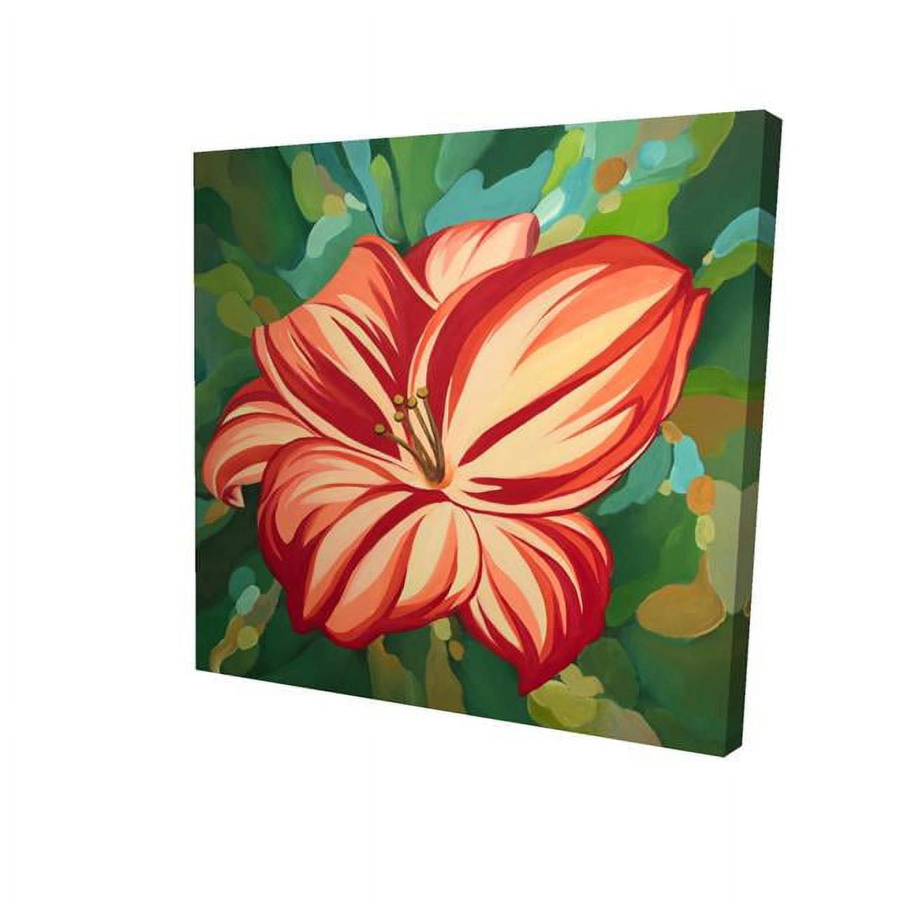 16 x 16 in. Blooming Daylilies-Print on Canvas