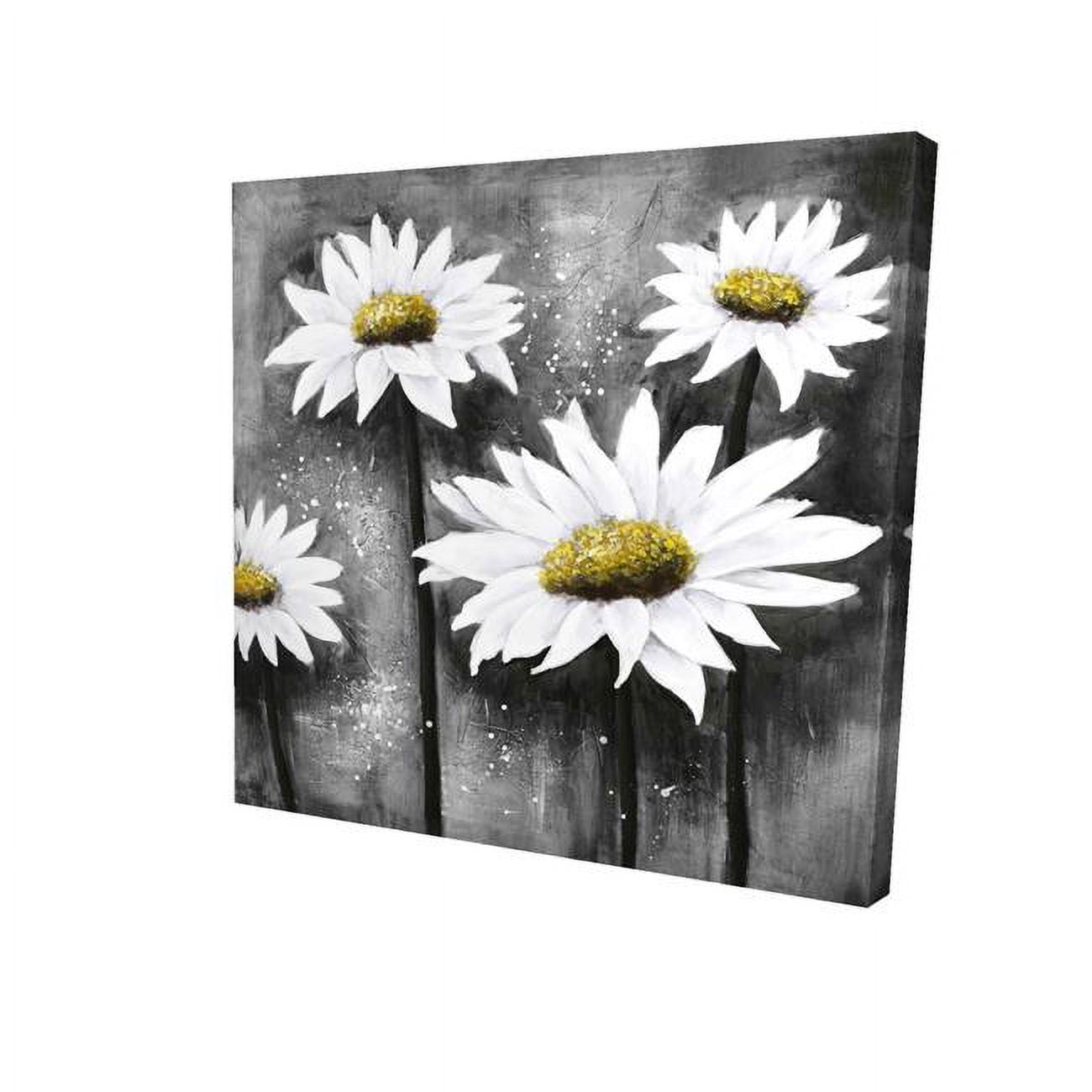 16 x 16 in. Daisies At Sun-Print on Canvas