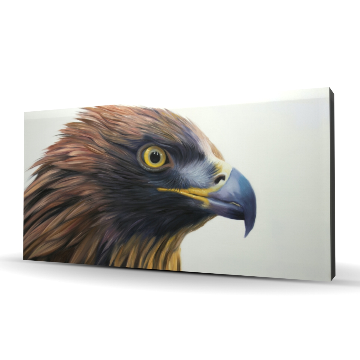 C1RC24484THO7J 24 x 48 in. Brown-Headed Eagle - Western Brown Canvas Home Decor Art