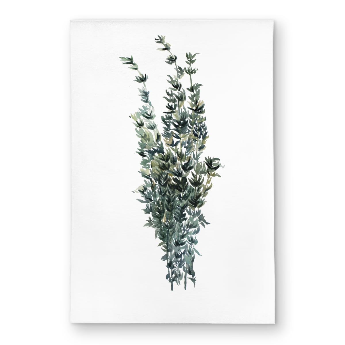 C1ROAR4654B8B5 4 x 6 ft. Thyme Leaves Bundle - Green Kitchen Outdoor Area Rug - Home Decor - Rectangle