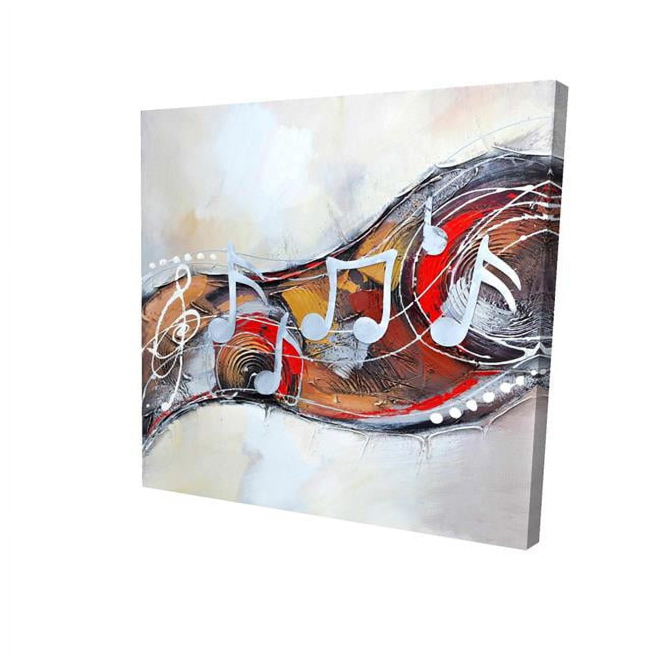 16 x 16 in. Abstract Serenade-Print on Canvas