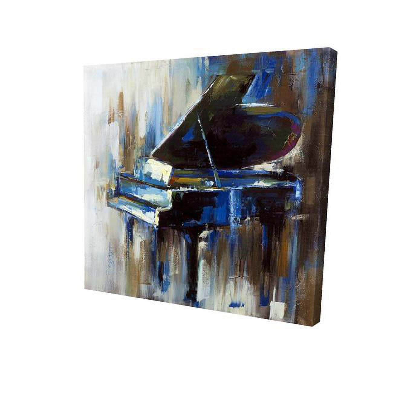 16 x 16 in. Abstract Grand Piano-Print on Canvas