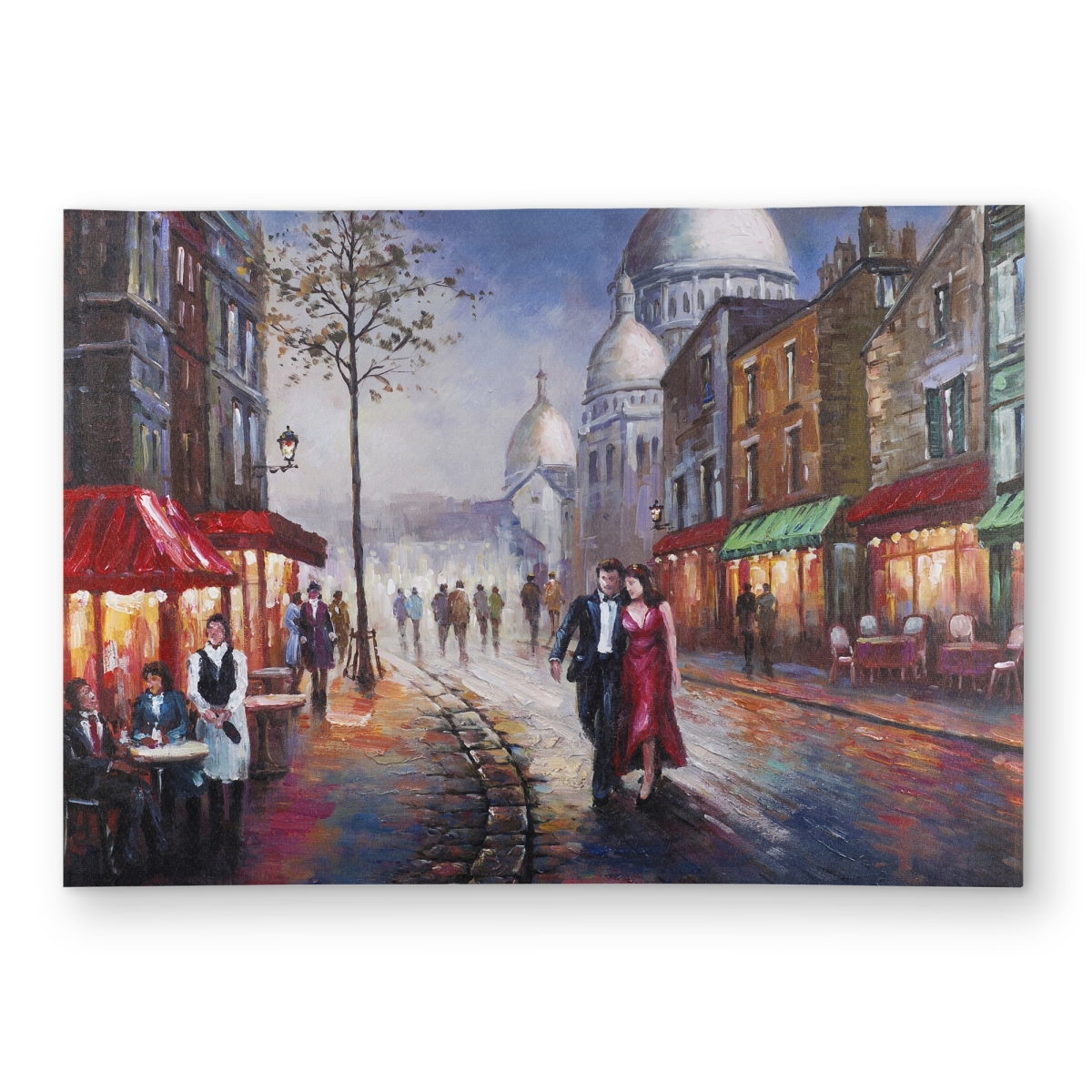 C1ROAR57WPTDYG 5 x 7 ft. Dressed Up Couple Outdoor Area Rug - Scenic Building Decor - Rectangle