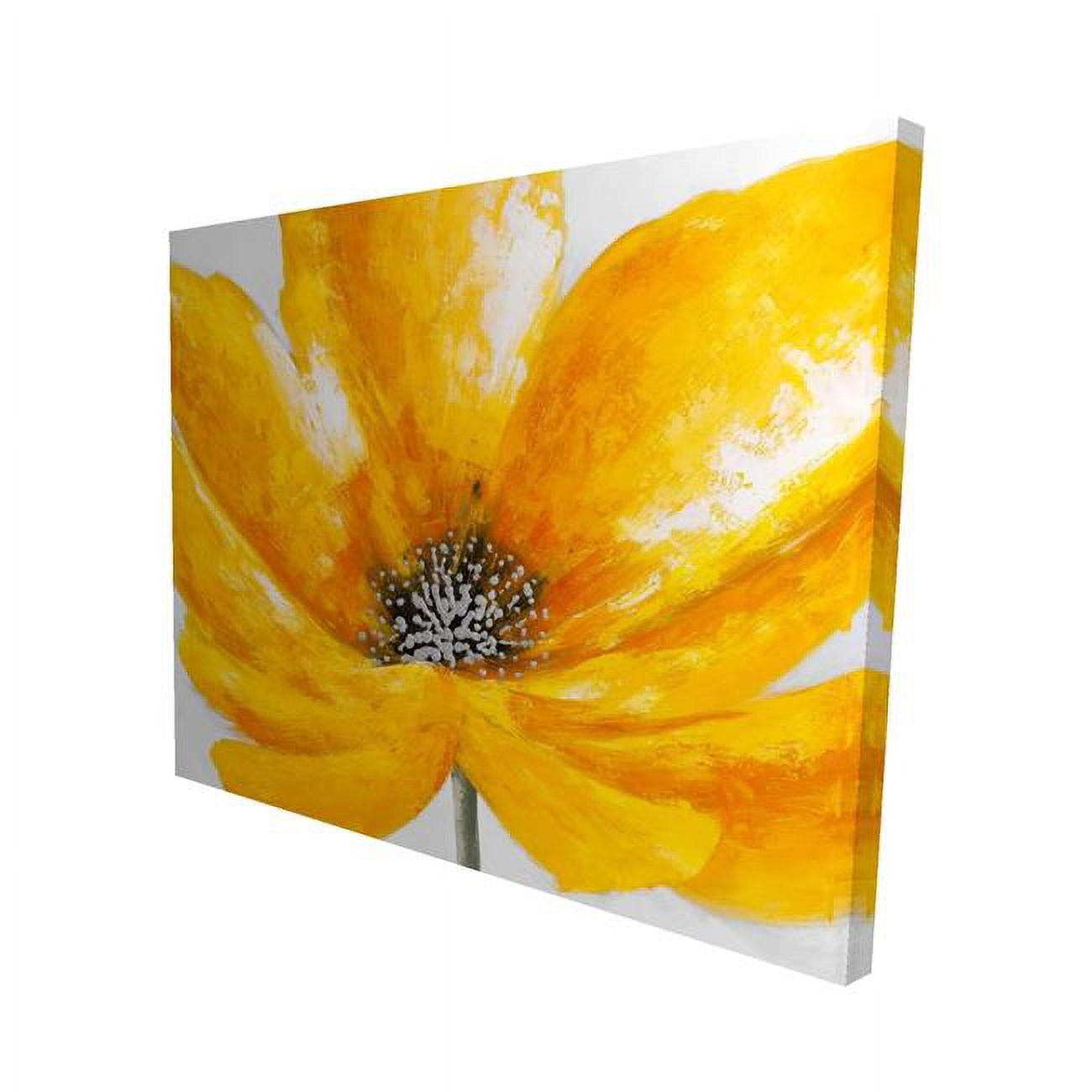 16 x 20 in. Big Yellow Flower-Print on Canvas