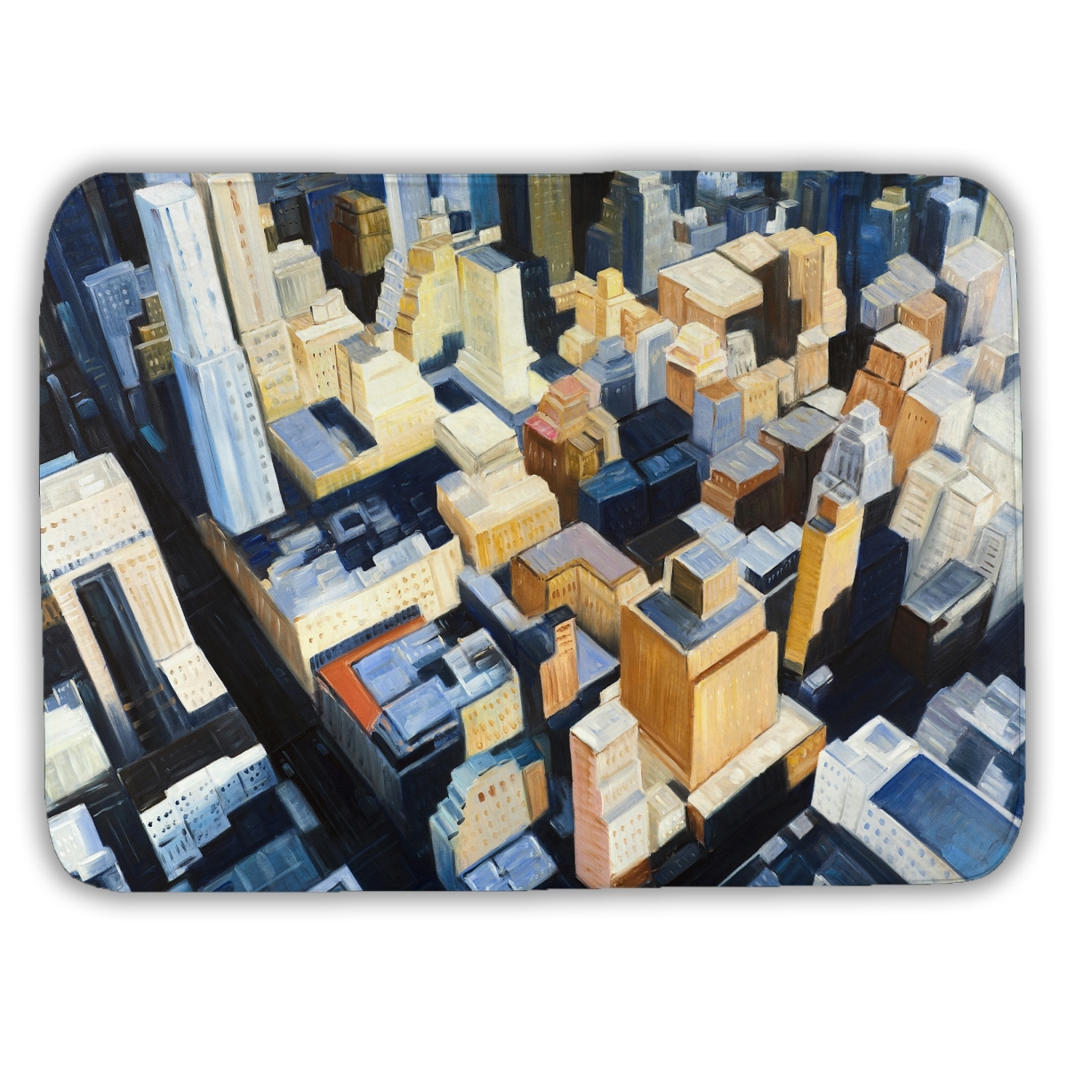 C1BM17247EYFF8 17 x 24 in. Manhattan View Empire State Building Bath Mat - Home Decor