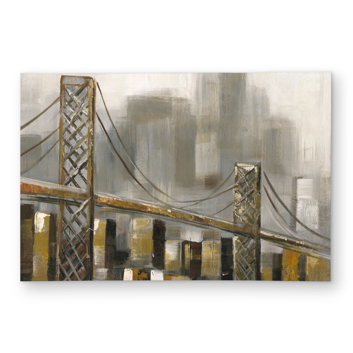 C1ROAR2393Y9PH 2 x 3 ft. Bridge By a Cloudy Day - Industrial Outdoor Area Rug for Home Decor - Rectangle