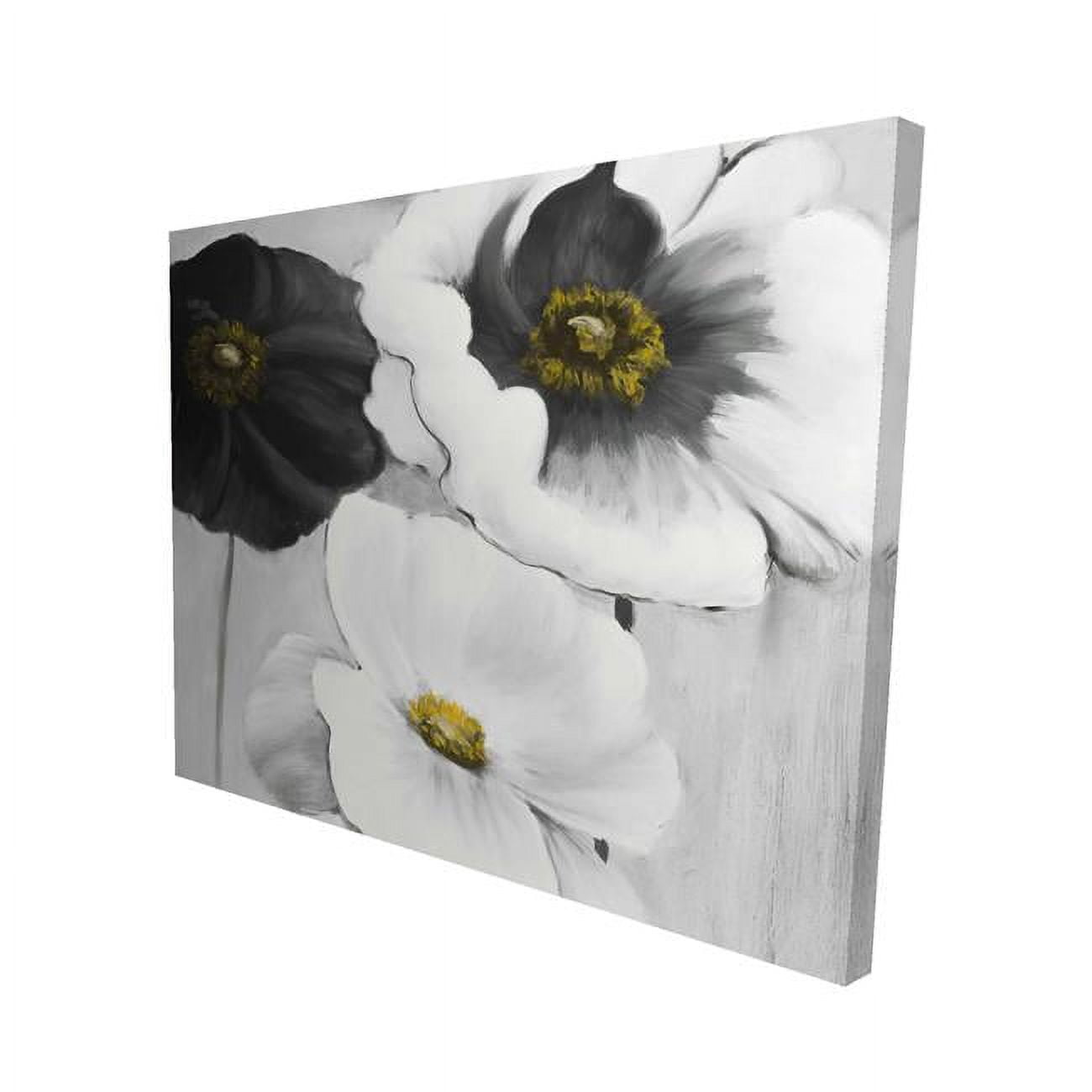 16 x 20 in. Assorted White Flowers-Print on Canvas