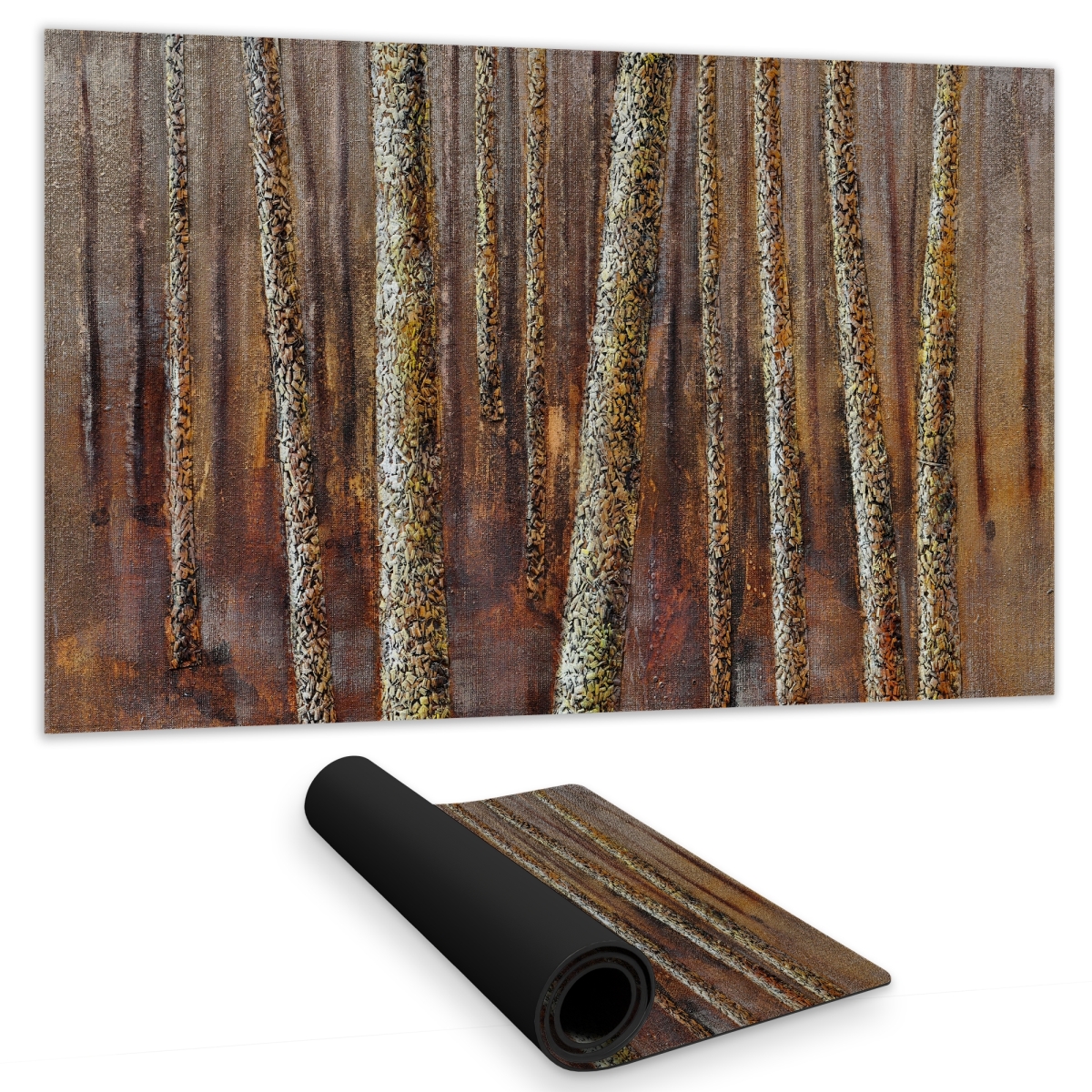 C1DM1424ZUQZSM 14 x 24 in. Forest - Contemporary Gaming Mat for Bedroom Decor