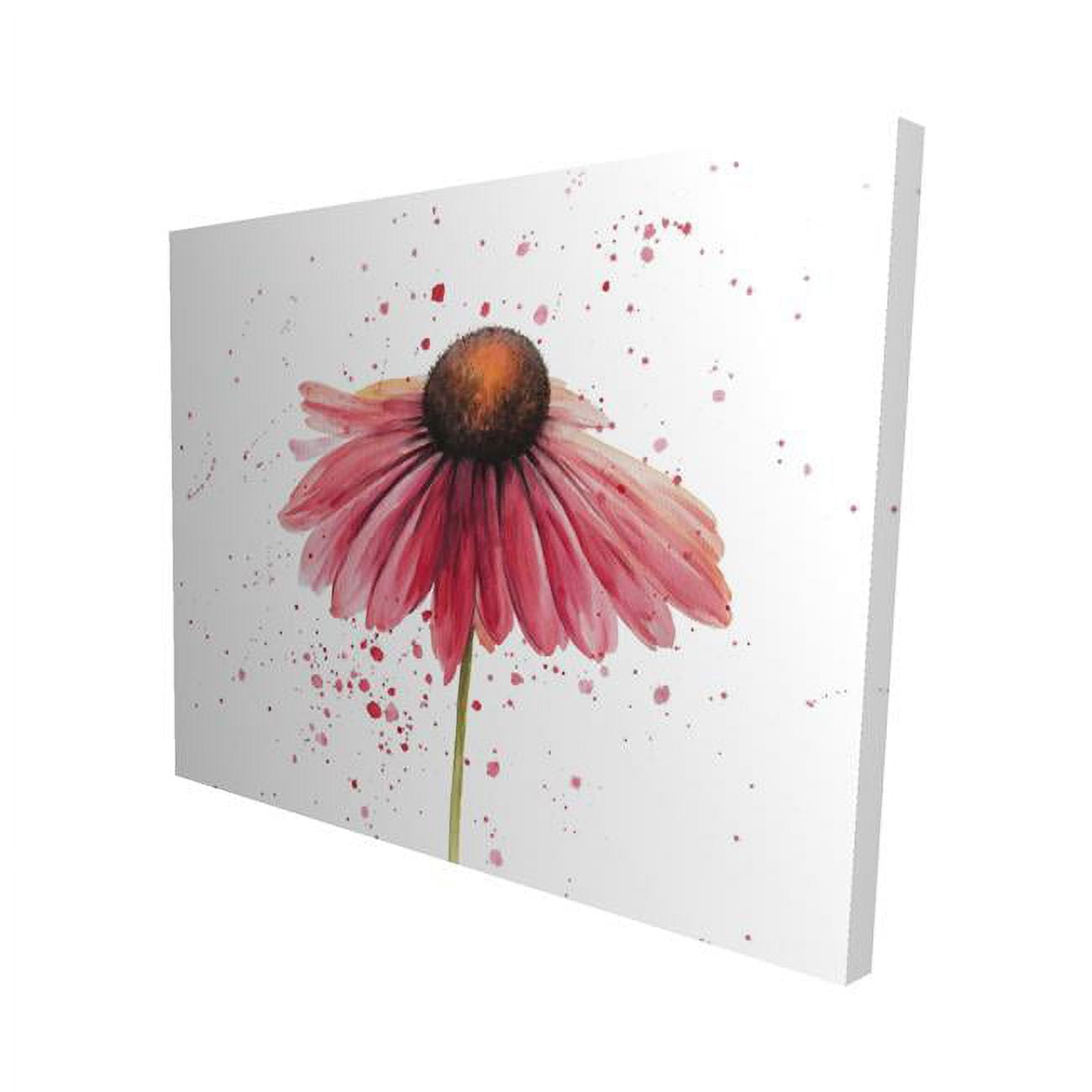 16 x 20 in. Pink Daisy-Print on Canvas