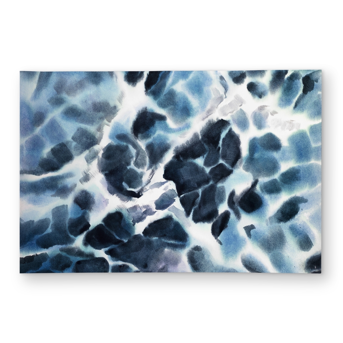 C1ROAR232997A2 2 x 3 ft. Stormy Waves of the Sea - Sea Blue Outdoor Area Rug for Home - Rectangle