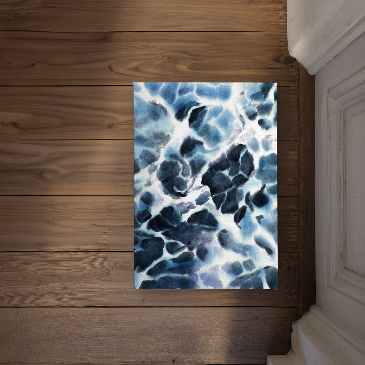 CODM1724K0HDBO 17 x 24 in. Stormy Waves of the Sea Mat - Coastal Indoor Outdoor Decor
