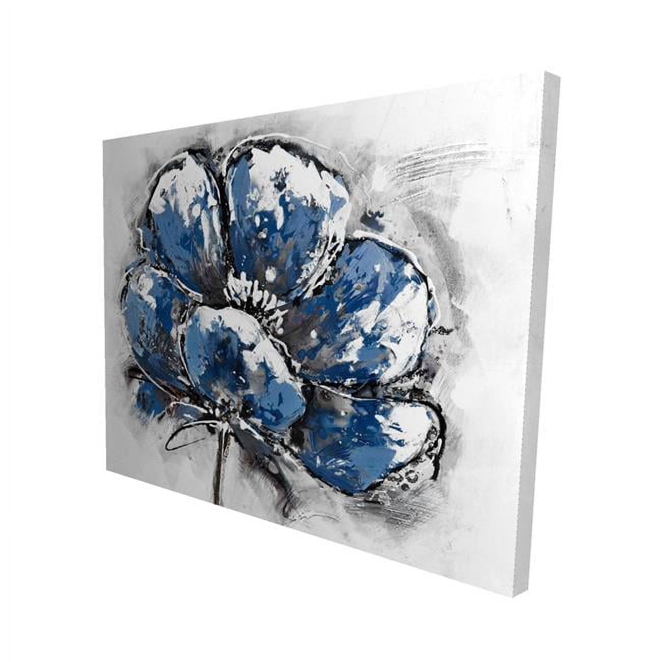 16 x 20 in. Small Flower-Print on Canvas