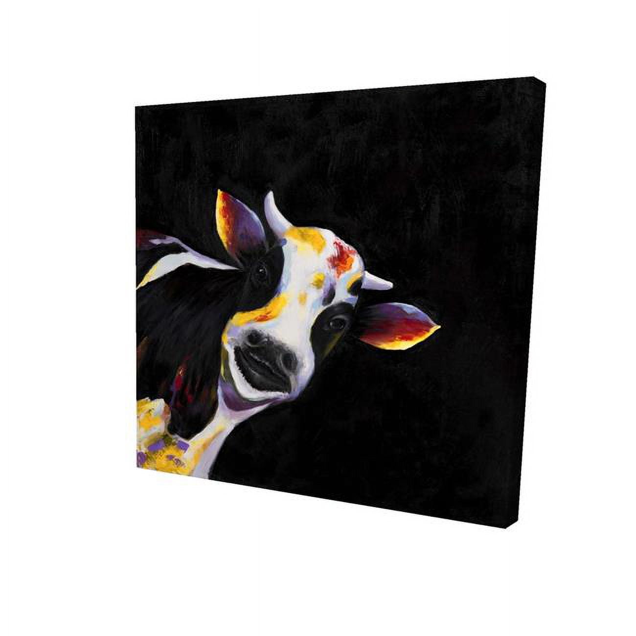 32 x 32 in. One Funny Cow-Print on Canvas