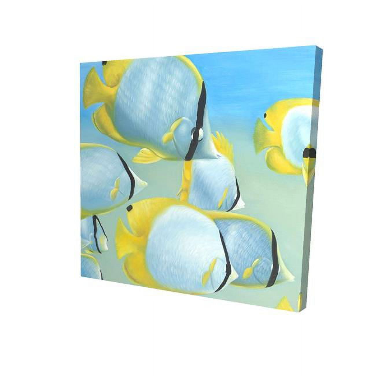 32 x 32 in. Butterfly Fishes-Print on Canvas