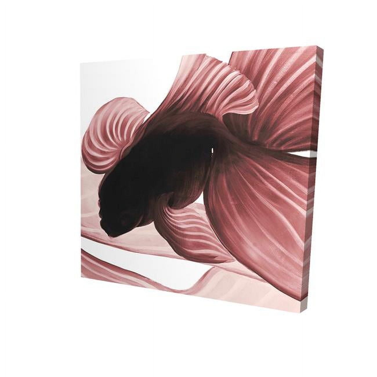 32 x 32 in. Two Red Betta-Print on Canvas