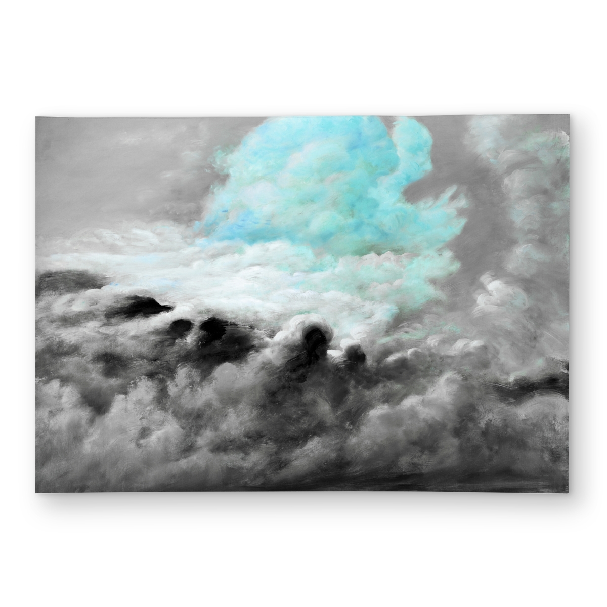 C1ROAR57DKCDXQ 5 x 7 ft. Blue Clouds Bedroom White Outdoor Area Rug - Home Decor - Rectangle