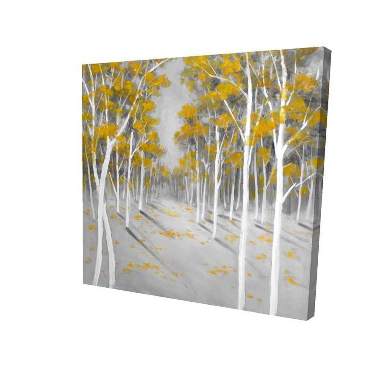 16 x 16 in. Yellow Birch Forest-Print on Canvas