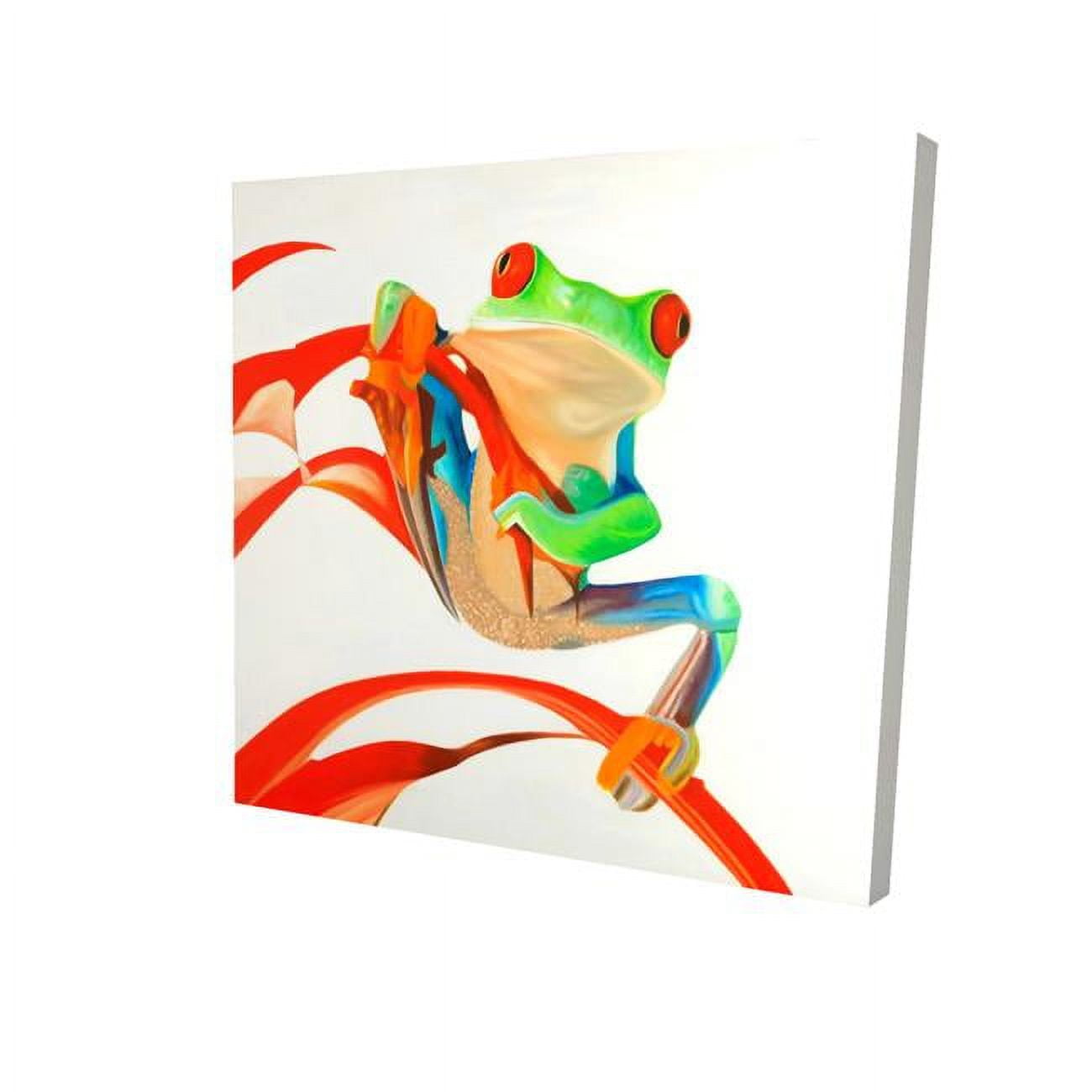 32 x 32 in. Red-Eyed Frog-Print on Canvas