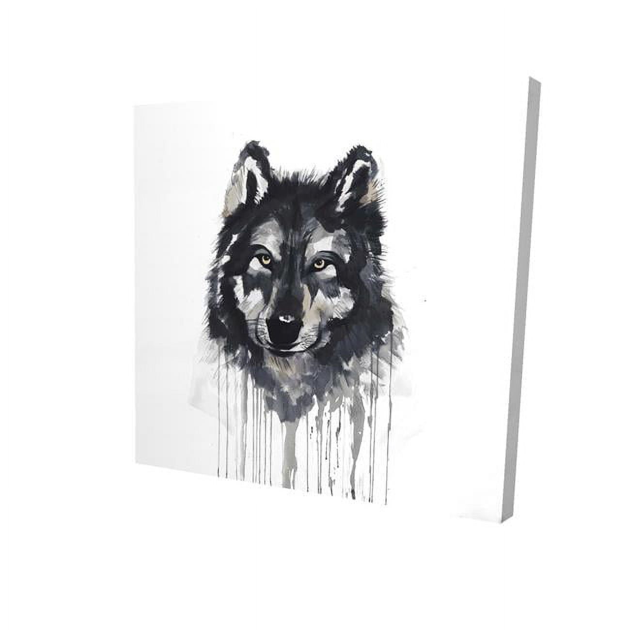 32 x 32 in. Mysterious Wolve-Print on Canvas