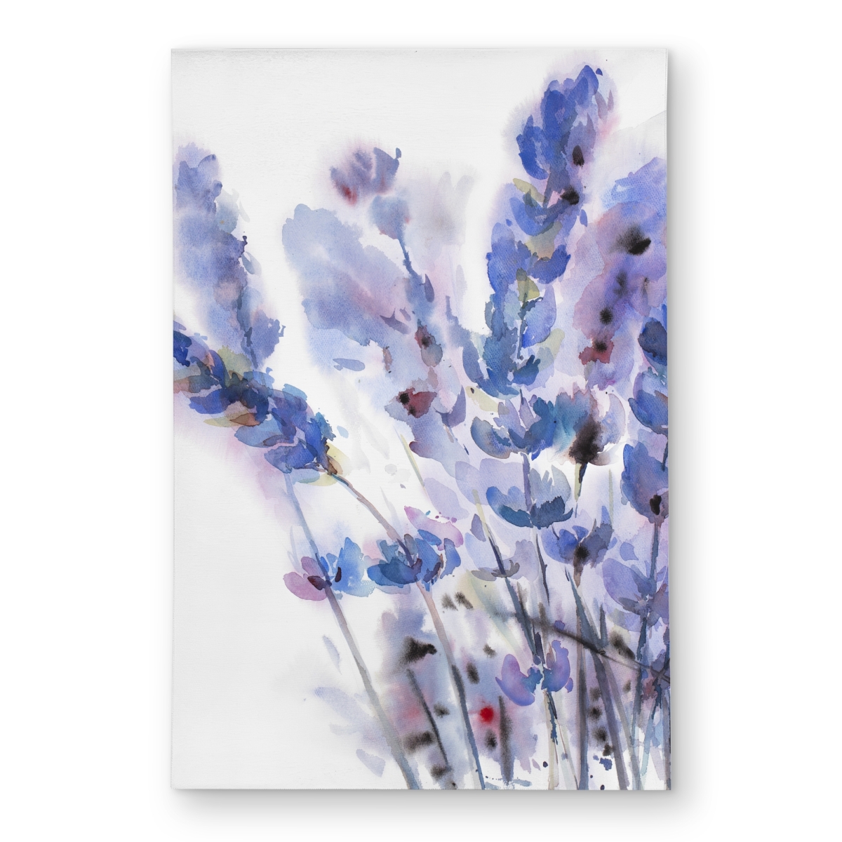 C1ROAR23I0QV9N 2 x 3 ft. Watercolor Lavender Flowers Outdoor Area Rug - Home Decor - Rectangle