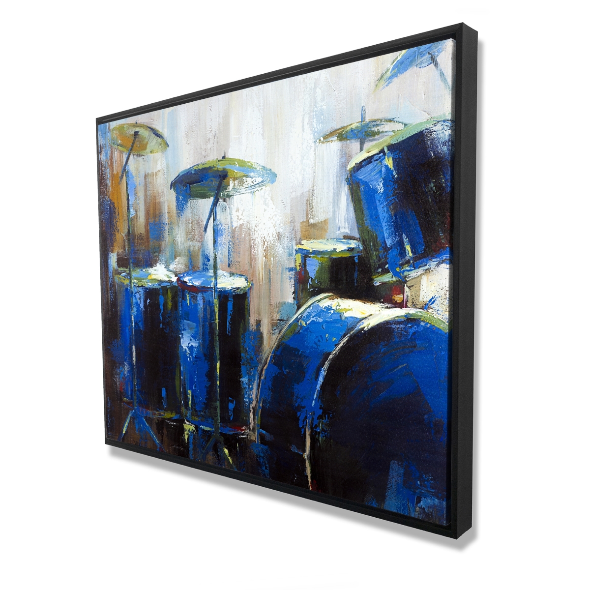 C1FC4860RGB2RP 48 x 60 in. Abstract Drums - Man Cave Canvas Art for Home Decor