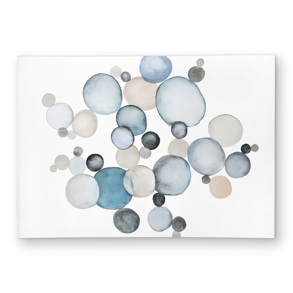 C1ROAR57TPIORB 5 x 7 ft. Round Pebbles Rug - Minimalist Outdoor Living Room Decor - Rectangle
