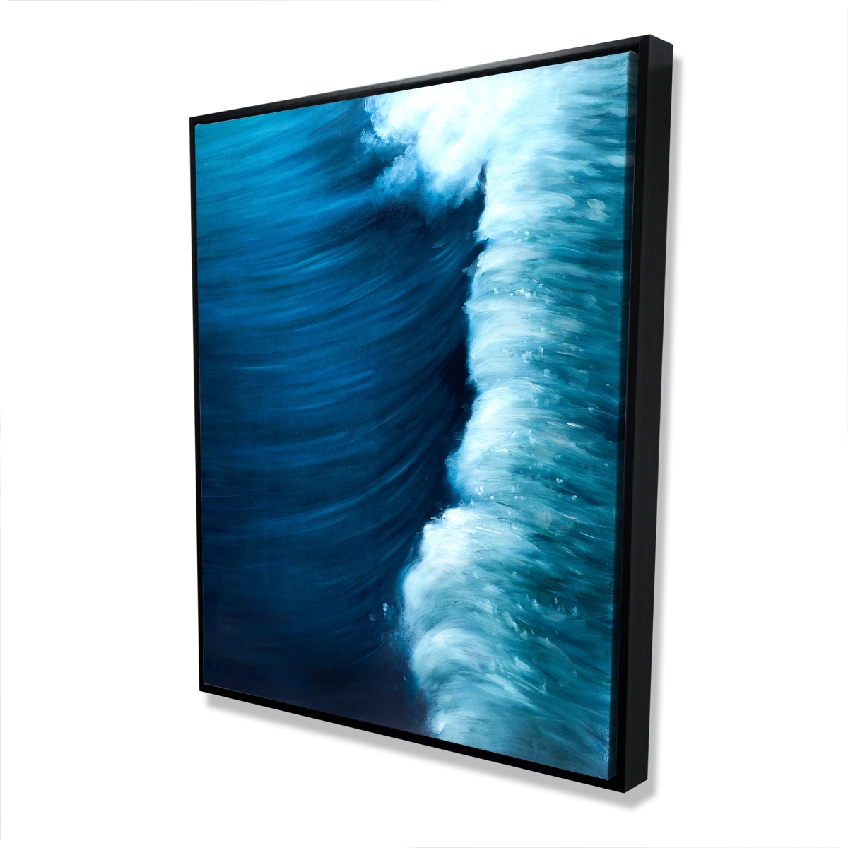 C1FC4860RTAA2L 48 x 60 in. Wave - Sea Coastal Framed Canvas for Home Decor - Art Print
