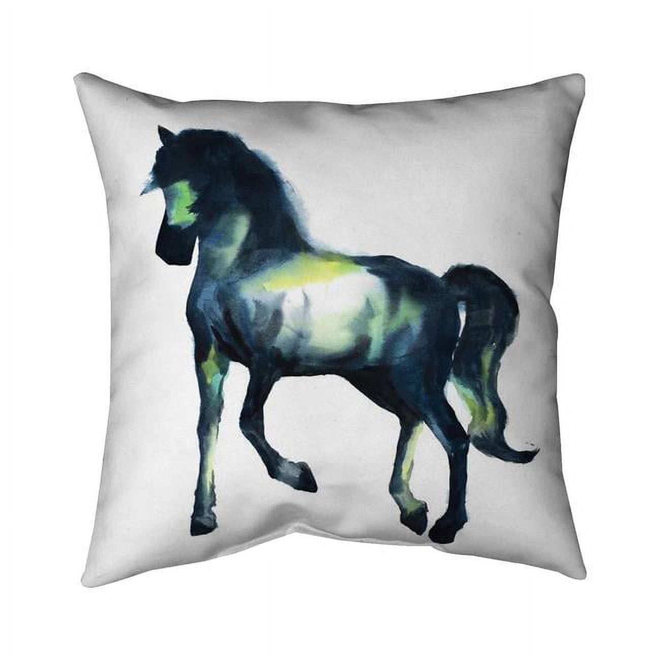 18 x 18 in. Elegant Horse-Double Sided Print Indoor Pillow
