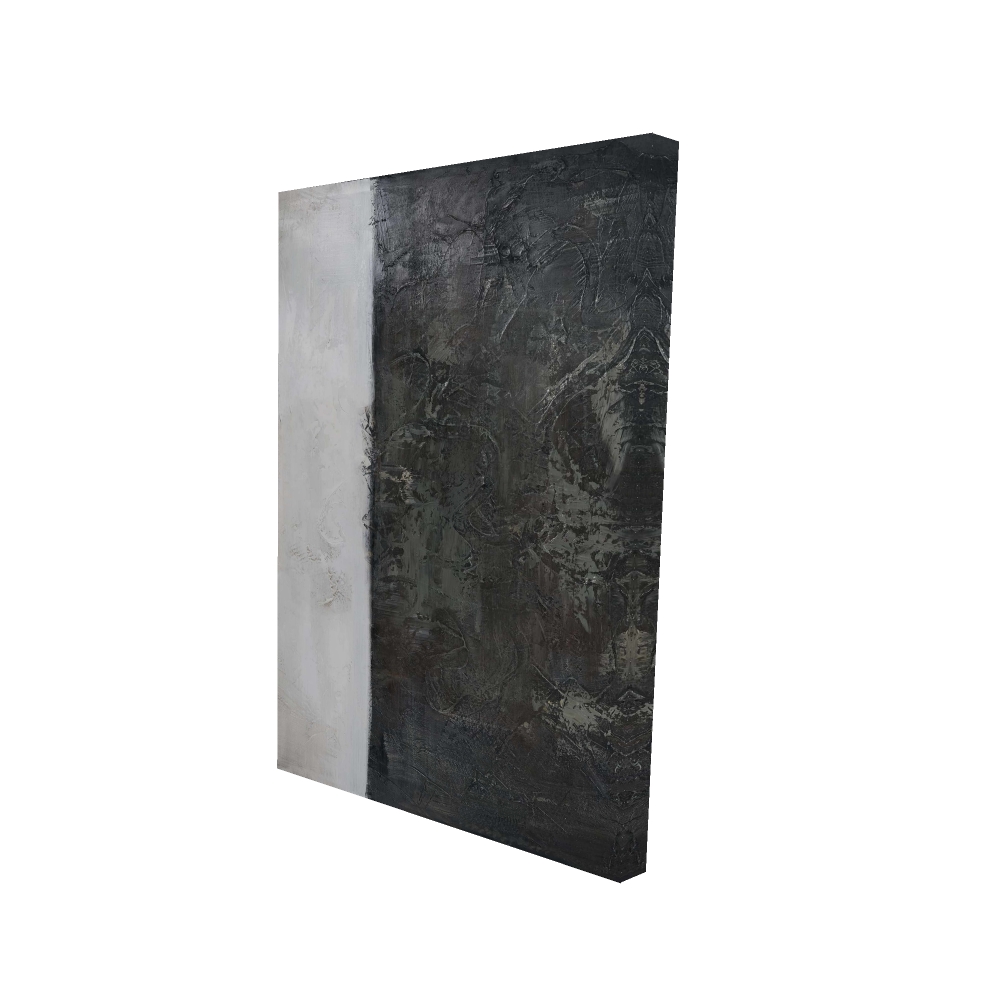 2080-3624-AB77 24 x 36 in. Abstract Shape - Office White Canvas for Home Decor - Art