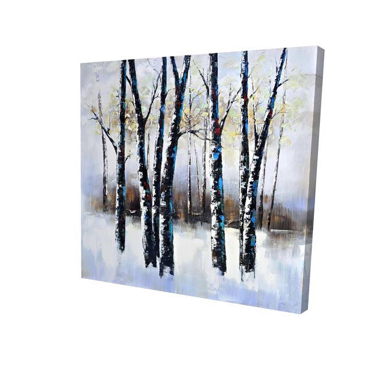 16 x 16 in. Frosted Trees-Print on Canvas