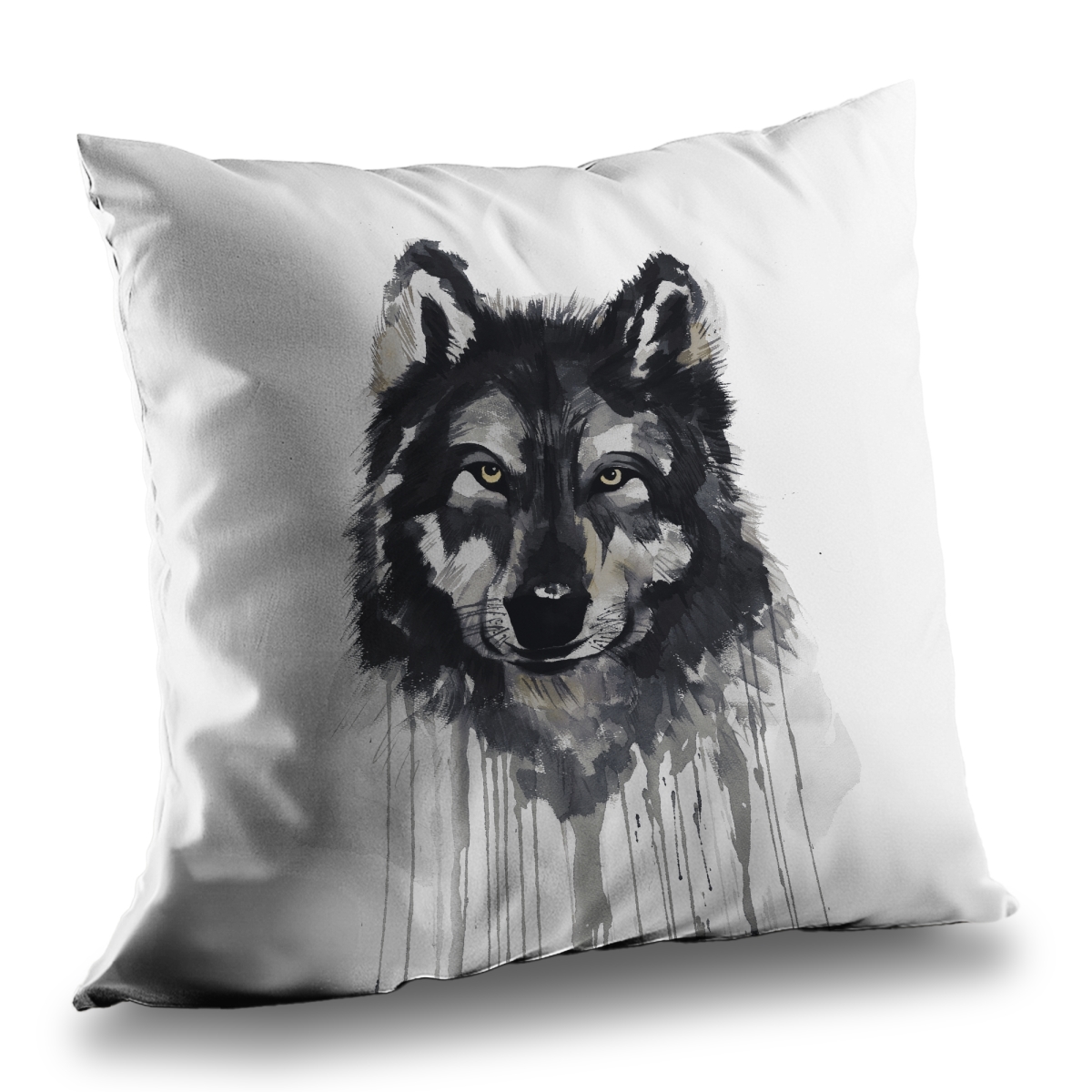 C1PC1414FHSOEI 14 x 14 in. Mysterious Wolve - Animals Office Poly Twill Throw - Home Decor